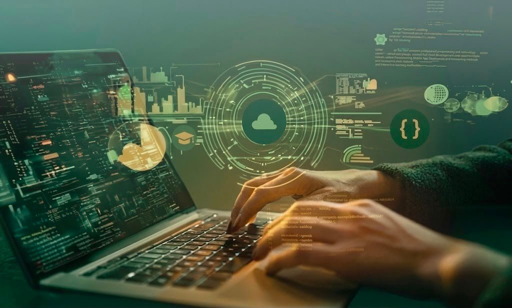 Pak Tech Student Studying Programming